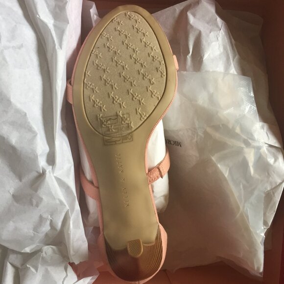 Kelly & Katie Light Pink Cleo Sandal Heels 8.5M - Picture 6 of 7